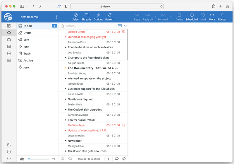 Cosmos Mail Pro - Inbox